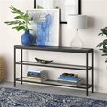 Henn & Hart Henn & Hart AT0233 Alexis 55 in. Blackened Bronze Console Table AT0233